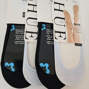 HUE Set of 4 Shoe Liners M\L